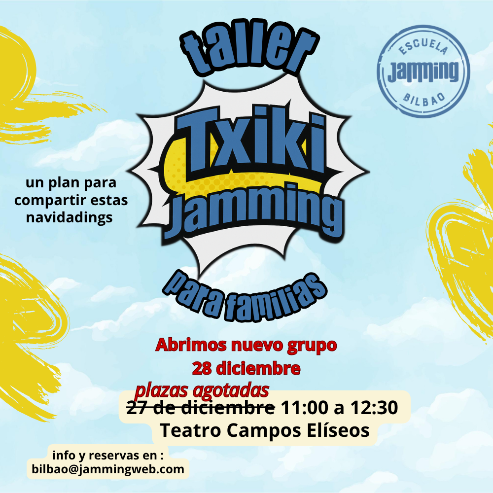 Cartel Txikijamming cuadrado