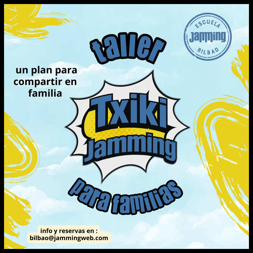 Cartel Txikijamming Cuadrdo neutro