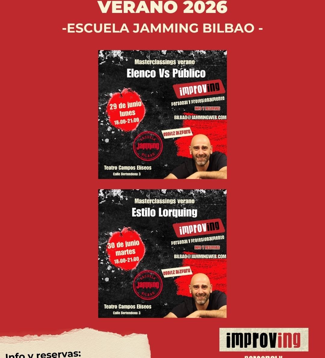 Masterclassings Verano 2026 Masterclassings Verano 2026